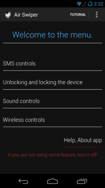 air gesture on android2