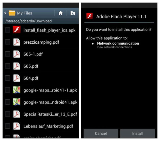 fastest loading android browser with flash player