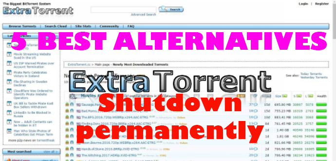 extratorrent has shut down