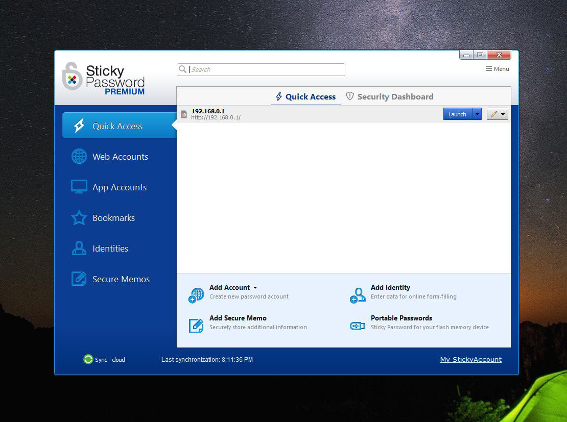 review sticky password