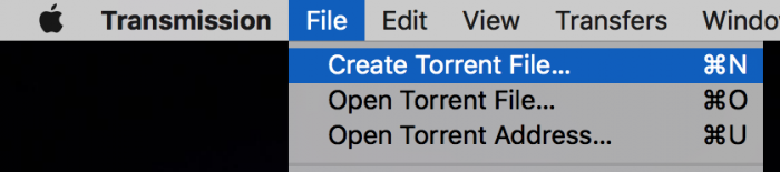 create torrent files 1