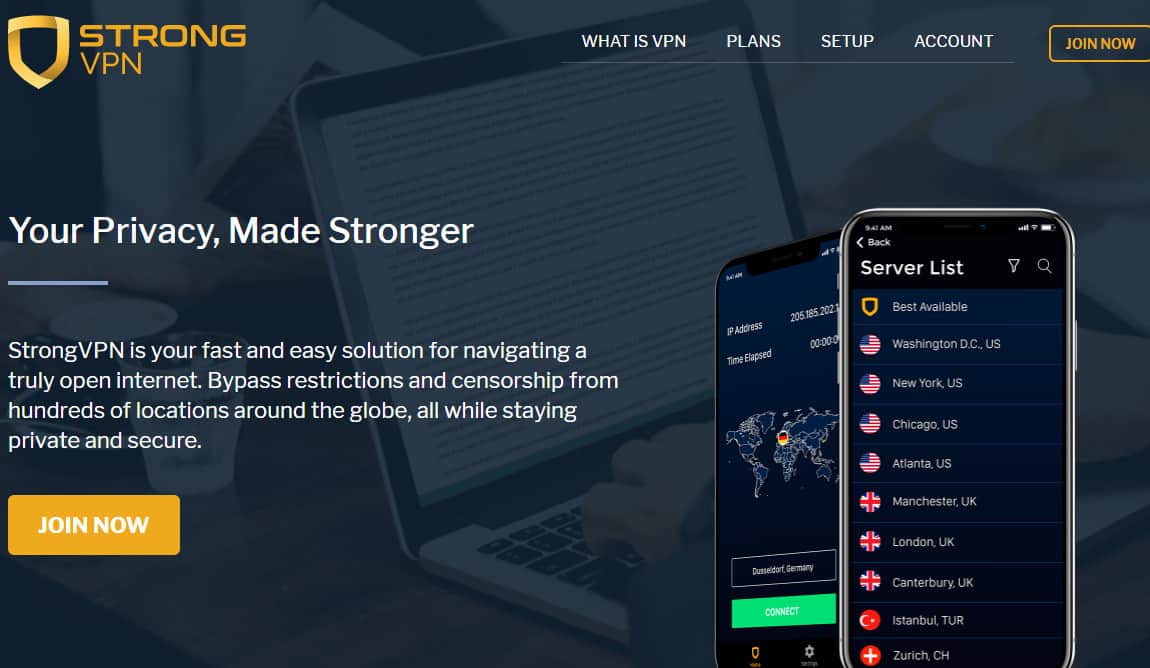 tinc using strongvpn